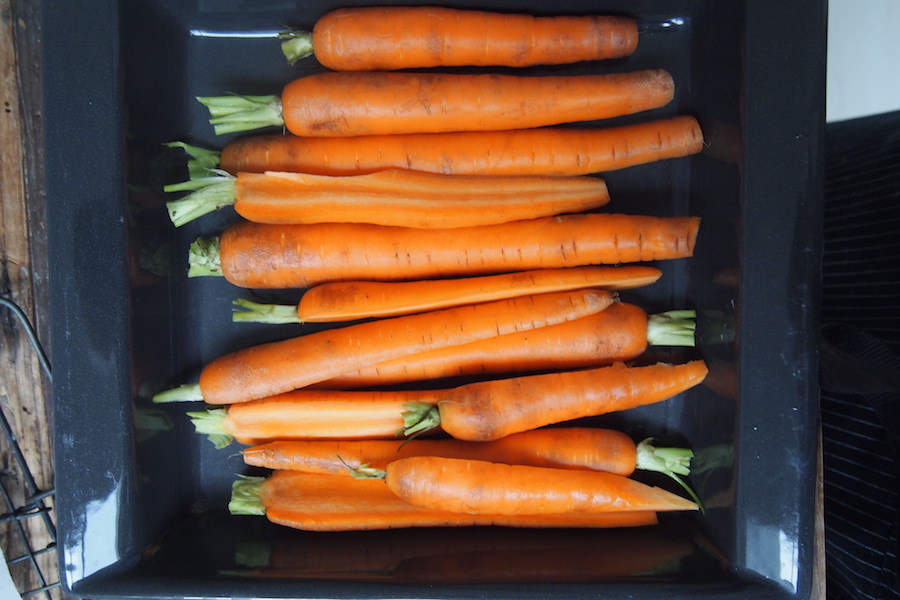 Salade carottes rôties, avocat / Paris dans ma cuisine