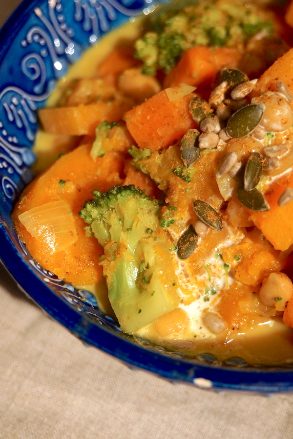 Curry de légume et pois chiche (Vegan)