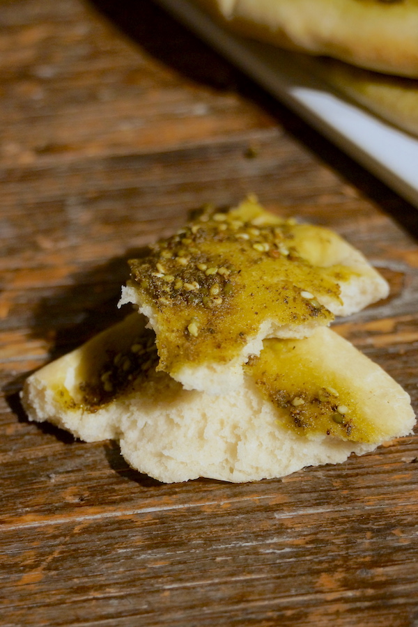 Manouché ou le pain au zaatar